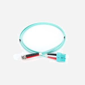 Digitus Câble Fibre Optique Multimode OM3 Duplex 1m, Connecteurs ST/SC, 50/125µm, 10 Gbit/s, Diamètre 3mm, I-VH, Aqua - Miniature 3