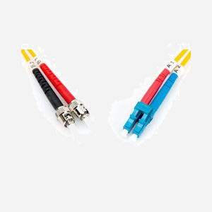 Digitus Câble Fibre Optique Monomode OS2 9/125 µm LC/ST Duplex 2m - Connecteurs Mâle/Mâle - Gaine I-VH - Diamètre câble 3mm - DK-2931-02 - Miniature 3