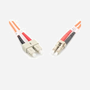 Digitus Câble Fibre Optique Multimode OM2 50/125µm LC/SC Duplex 1m, Gaine LSZH, Connecteurs Mâle/Mâle, Type I-VH, Orange - Miniature 5