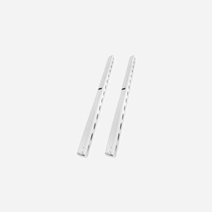 Digitus DN-19-ORG-42U : Kit de 2 chemins de câbles verticaux 42U pour armoire réseau 19", gris RAL 7035, montage sur rails, avec passe-câbles