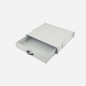 Digitus DN-19-KEY-2U Tiroir Clavier 19" 2U Gris pour Armoire Réseau/Serveur - Charge Max. 25kg - 48.3cm (19 pouces) - Compatible Armoires DIGITUS - Miniature 1