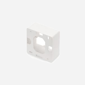 Digitus DN-93803 Cadre de montage en saillie 80x80mm type allemand pour boîtiers Keystone, montage mural, blanc, dimensions colis 150x150x50mm - Miniature 2