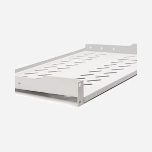 Digitus Tablette Fixe 1U 19" (483mm) DN-97609, Profondeur 250mm, Acier Perforé, Charge Max. 15kg, Montage Rail Profilé, Gris - Miniature 4