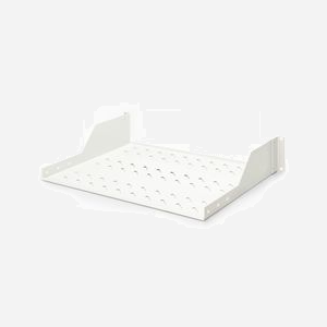 Digitus DN-97610 Étagère Fixe 19" 2U, Gris, 483x370x88mm, Charge Max 25kg, Acier perforé, pour Armoire Réseau/Serveur - Miniature 2