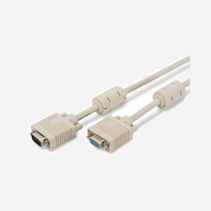 Câble d'Extension Moniteur VGA Digitus AK-310203-030-E 3m, Connecteurs D-Sub Mâle/Femelle, Cuivre, Ferrite, 3Coax + 7-wire, AWG 28, Beige
