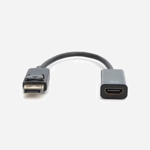 Digitus Adaptateur DisplayPort 1.1a vers HDMI Type A (Standard) Femelle, résolution 1920x1080p 60Hz, câble 0.15m, contacts nickel, noir - Miniature 2