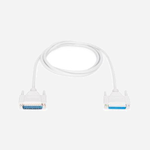 Digitus Câble Rallonge D-Sub25 Mâle/Femelle 2m Beige - Série/Parallèle, AWG28, Contacts Nickel, Référence AK-610201-020-E - Miniature 2