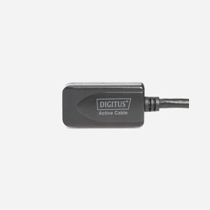 Digitus Câble Répéteur USB 2.0 DA-73102, Extension 20m, Connecteurs USB-A Mâle/Femelle, Débit 480 Mbit/s, PVC Noir - Miniature 3