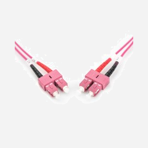 Digitus Câble Fibre Optique Multimode OM4 SC/SC Duplex 50/125µm 1m, Gaine LSZH, Diamètre 3mm, Violet, I-VH, DK-2522-01-4 - Miniature 3