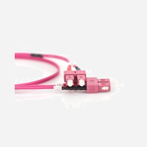 Digitus Câble Fibre Optique Multimode OM4 SC/SC Duplex 50/125µm 1m, Gaine LSZH, Diamètre 3mm, Violet, I-VH, DK-2522-01-4 - Miniature 5