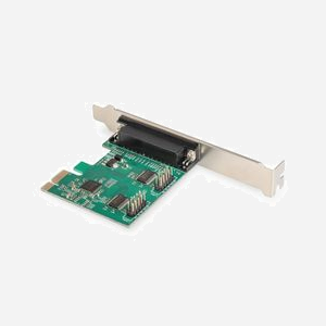 Digitus DS-30040-2 : Carte PCIe avec 2 ports série et 1 port parallèle DB25, taux de transfert 115.2Kbps, compatible Windows, équerre Low Profile incluse - Miniature 2
