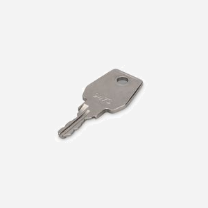 Digitus Clé DN-19-KEY-9473 pour Armoire Réseau Unique & Dynamic et Boîtier Mural Slim & DVR, Noir/Métallique, Fabriquée en Turquie