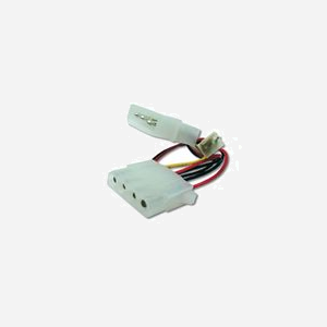 Digitus AK-430302-002-M : Adaptateur Molex 4-pin Mâle vers Molex 4-pin Femelle + Fan 3-pin, Longueur 0.3m, AWG 22, CPU Cooler Connector Cable