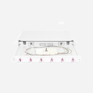 Digitus Boîtier d'Épissure Fibre Optique 1U, équipé 6x LC DX OM4, Acier 19" (48.3cm), Cassette et Pigtails inclus, DN-96330-4 - Miniature 4