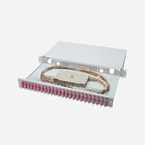 Digitus DN-96322-4 : Boîtier d'Épissure Fibre Optique 1U 19" Équipé 24x SC DX OM4 (Pigtails, Cassette d'Épissure Inclus) Acier Gris 483x280x44.5mm - Miniature 1