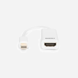 Digitus AK-340411-001-W : Adaptateur Mini DisplayPort 1.1a vers HDMI (M/F) 0.15m, résolution 1920x1080, contacts nickelés, câble AWG32, blanc - Miniature 2