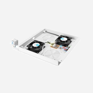 Digitus DN-19-FAN-2-N : Unité de ventilation de toit 2 ventilateurs, 410x470x80mm, Gris RAL 7035, pour armoires 19" Unique & Varioflex-N, Dynamic Basic - Miniature 5