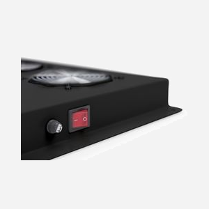 Digitus DN-19-FAN-2-B-N : Panneau de Ventilation 19" pour Baies Réseau Unique & Varioflex-N, Dynamic Basic, 2 Ventilateurs, 276 m³/h, Noir - Miniature 5