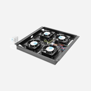 Digitus DN-19-FAN-4-B-N : Unité de ventilation toit 4 ventilateurs, noire, pour armoires 19" séries Unique, Varioflex-N & Dynamic Basic. Thermostat réglable. - Miniature 5