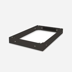 Digitus Socle 600x1000mm pour Armoire Serveur Unique 19" - Acier Noir - Hauteur Additionnelle 100mm - Passage de Câbles avec Barrette à Brosses