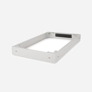 Socle Digitus DN-19-PLINTH-6/10-N1 pour armoire 19" Unique Network & Dynamic Basic 600x1000mm, acier gris, hauteur 1U, profondeur 1000mm - Miniature 1