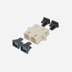 Coupleur Fibre Optique Digitus SC/SC Multimode Gris Polymère, Connecteurs SC, Boîtier d'épissure, DN-96004-1, Full Duplex, Plug and Play, Accessoires de Fixation