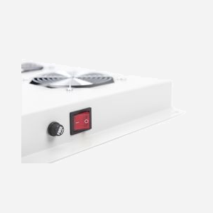 Digitus Ventilation de Toit DN-19-FAN-6-SRV, 6 Ventilateurs, 390x550x65mm, Gris RAL 7035, pour Armoire Serveur Unique, 230V - Miniature 3