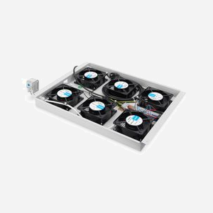 Digitus Ventilation de Toit DN-19-FAN-6-SRV, 6 Ventilateurs, 390x550x65mm, Gris RAL 7035, pour Armoire Serveur Unique, 230V - Miniature 5