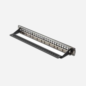 Digitus DN-91411-LF Panneau de Connexion Modulaire 1U 24 Ports Cat5e/Cat6/Cat6a Acier/ABS Noir pour Keystone Montage Rack 19" Température -20°C à 75°C - Miniature 2