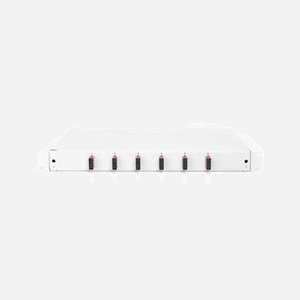 Digitus Boîte d'épissure FO 1U 6xSC DX OM4 DN-96320-4 - Acier Gris 483x243x44mm avec cassette, pigtails couleur et raccords - Miniature 2