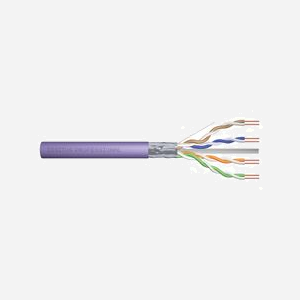 Digitus Câble Installation Cat 6 F-UTP 100m Violet, 250MHz, AWG23/1 Cuivre Solide, LSZH, PoE, CPR Eca, Référence DK-1623-VH-1 - Miniature 1