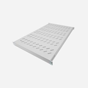 Digitus Étagère 1U Fixe 19" DN-97648 Gris, Rails Ajustables, Charge 50kg, Profondeur 482mm, Montage Armoire Réseau/Serveur