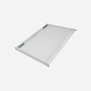 Digitus Étagère 1U Fixe 19" DN-97648 Gris, Rails Ajustables, Charge 50kg, Profondeur 482mm, Montage Armoire Réseau/Serveur - Miniature 2