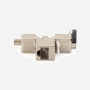 Digitus DN-93617-24 : Pack de 24 Modules Keystone CAT 6A Blindés avec Gestionnaire de Câbles Intelligent, Bornes LSA, Compatible PoE, Argent - Miniature 3