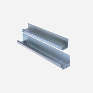 Digitus DN-19-GS-NW : Kit de 2 glissières support F acier inox 19" (483mm) pour armoire réseau, profondeur ajustable 350-600mm, charge max 100kg - Miniature 3