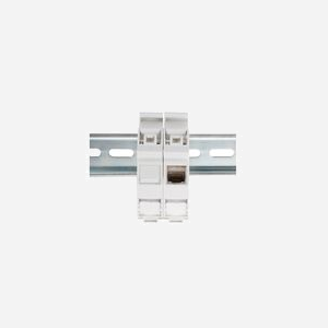 Digitus Adaptateur Rail DIN pour Module Keystone RJ-45, IP20, ABS Blanc, -20°C à 70°C, ISO/IEC 11801, EN 50173-1, EIA/TIA 568-C, AN-25187 - Miniature 4
