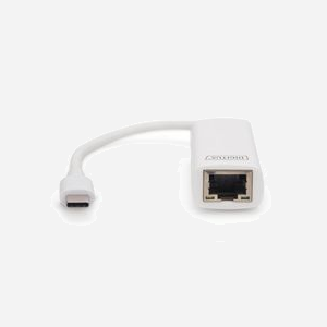 Digitus DN-3024 Adaptateur Ethernet Gigabit USB Type-C™ vers RJ45, USB 3.0, Chipset RTL8153, 1Gbps, câble 0.2m, Compatible Windows/Mac/Chrome - Miniature 3