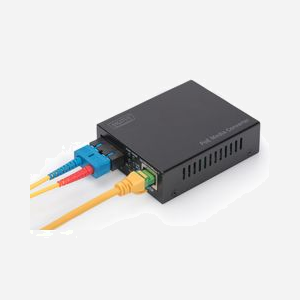 Digitus Convertisseur de Média Gigabit PoE DN-82150, RJ45 vers SC Multimode, 1000Base-TX/SX, 1000 Mbit/s, portée 500m @ 850nm, PoE 30W, PSE - Miniature 5