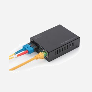 Digitus Convertisseur de Médias Gigabit PoE DN-82160, RJ45/SC Monomode 1000Base-LX, Distance 20km, PoE 30W, IEEE 802.3af/at/u/z - Miniature 2