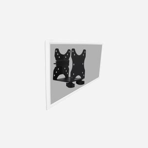 Digitus Support Mini PC Bureau DA-90360 : Montage VESA 75/100mm, Pince Bureau, PC 17-70mm, Charge 5kg, Noir, Fixations Incluses - Miniature 4
