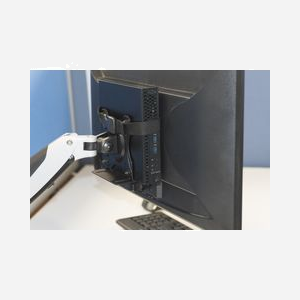 Digitus Support Mini PC Bureau DA-90360 : Montage VESA 75/100mm, Pince Bureau, PC 17-70mm, Charge 5kg, Noir, Fixations Incluses - Miniature 5