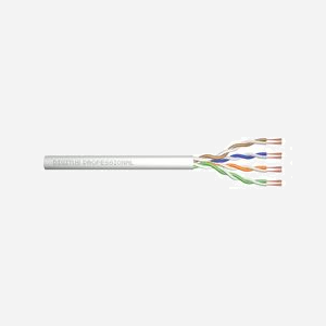 Digitus Câble Installation CAT 5e U-UTP 305m Gris - Cuivre AWG 26/7 - Classe D 100MHz - Diamètre 4.6mm - PVC - Compatible PoE - DK-1511-P-305-1 - Miniature 1