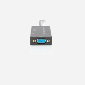 Digitus Adaptateur Mini DisplayPort vers HDMI/DVI-D/VGA, 4K/30Hz, DisplayPort 1.2, Longueur 0.2m, Cuivre, Connecteurs plaqués or, AWG 28/30 - Miniature 2