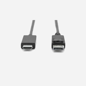 Digitus Câble Adaptateur DisplayPort vers HDMI Type A, 3m, Résolution 4K 60Hz, HDCP, DPCP, Version HDMI 2.0, Version DisplayPort 1.2, AWG28 - Miniature 2