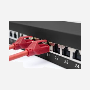 Digitus Panneau de Brassage CAT 6A Classe EA DN-91624S-EA-B 24 Ports RJ45 Blindé 1U Montage Rack 19" Acier Noir -20°C à 70°C - Miniature 3