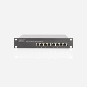 Digitus DN-80114 Commutateur Gigabit Ethernet 8 Ports RJ45 10/100/1000 Non-Administrable 10 pouces, Backplane 16Gbps, Auto MDI/MDI-X, 8K MAC - Miniature 3