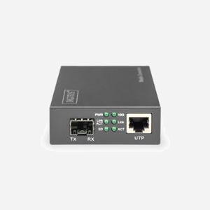 Digitus DN-82211 : Convertisseur de Média 10 Gigabit Ethernet, RJ45/SFP, 1000Base-T/X à 10GBase-T/R, Auto MDI/MDI-X, Port PoE, Distance 80km - Miniature 4