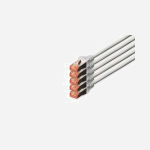 Digitus Câble CAT 6 S/FTP 15m Gris - Connecteurs RJ-45 Mâle - Conducteur Cuivre AWG 27/7 - Gaine LSZH - Blindage S-STP - ISO/IEC 11801 - Miniature 1