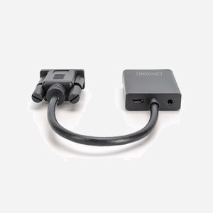 Digitus Convertisseur VGA vers HDMI 1920x1080 Alimentation USB - Référence DA-70473 - Sortie HDMI, Entrée VGA (D-Sub) + Audio Jack 3.5mm - Miniature 3