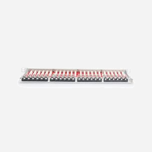 Digitus Panneau de Brassage CAT 6A Classe EA Blindé, 24 Ports RJ45, 0.5U, Montage Rack 19", Contacts Or, Acier, -20°C à 70°C, DN-91624S-SL-EA-G - Miniature 2